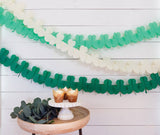 PLHB399 - Shamrock Crepe Paper Banner Set
