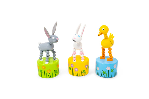 Duck & Bunny Push Puppet Refill - Set of 24