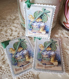 Easter Chicks n Basket Gift Tag