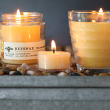 Pure Beeswax Tea Lights: Case of 6 Packs (8)