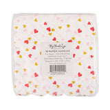 PLNP720 - Foil Tiny Hearts Cocktail Napkin