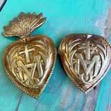Jesus Through Mary Sacred Heart Box: Gold