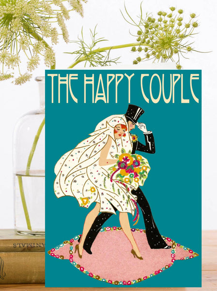 RS101P ~ Hand Glittered Wedding Card