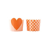 PLCC1522 - Gold Foil Check Baking Cups (50 pcs)