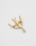 FABLE Swallow Pearl Brooch