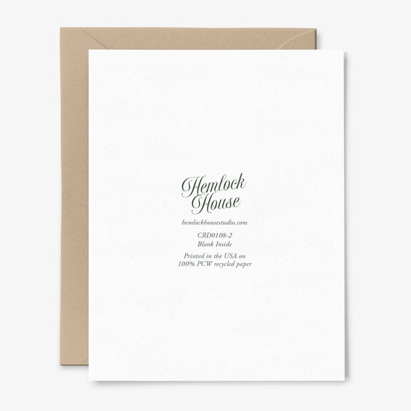 Sending You Love and Strength | Botanical  Card | Floral: Packaged in Plastic Sleeves