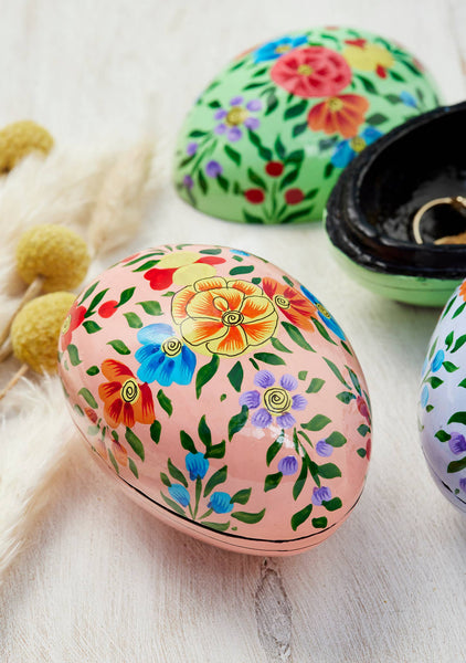 Kashmiri Floral Hand Painted Easter Gift Box