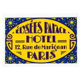 Bonjour Paris - Travel Label Sticker Box