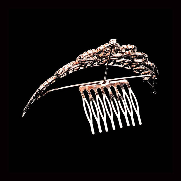 HAPPY BIRTHDAY Rhinestone Party Tiara: Clear,Silver