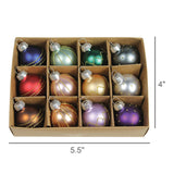 Tiny Ornaments, Glass, Multi - Box of 12