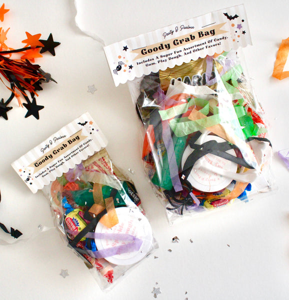Halloween Party Favor Kids Novelty Goody Grab Bag