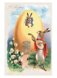 Joyful Easter Postcard Box - 36 Unique Vintage Postcards