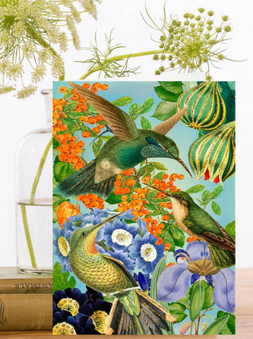 GT006P ~ Hand Glittered Blank Greeting card