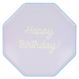 Mixed Happy Birthday Dinner Plates