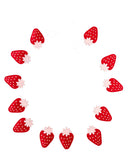 PLHB112 -  Puffy Felt Strawberry Banner