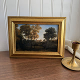 Vintage style Castle Scenery Art Print Framed: PRINT WITH FRAME