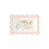 PLTS358P - Easter Scallop Shaped Plate