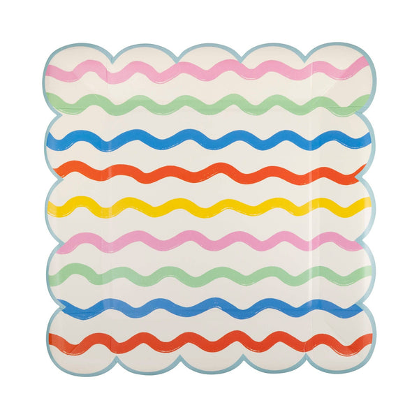 PET1140 - Ric Rac Striped Plate
