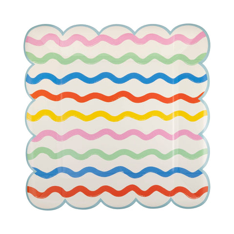 PET1140 - Ric Rac Striped Plate