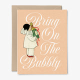 Champagne Celebration Card | Congratulations: Packaged in Sleeves