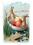 Joyful Easter Postcard Box - 36 Unique Vintage Postcards