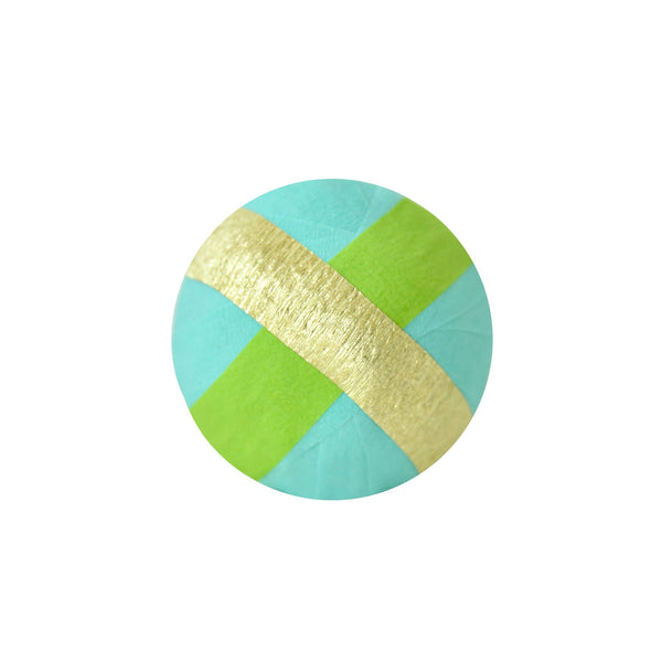 Mini Surprise Ball - Gold Metallic Stripe - Assorted Colors