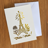 Enclosure Card - Eiffel Tower