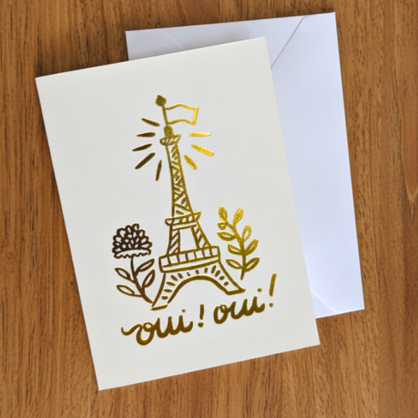 Enclosure Card - Eiffel Tower