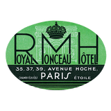Bonjour Paris - Travel Label Sticker Box