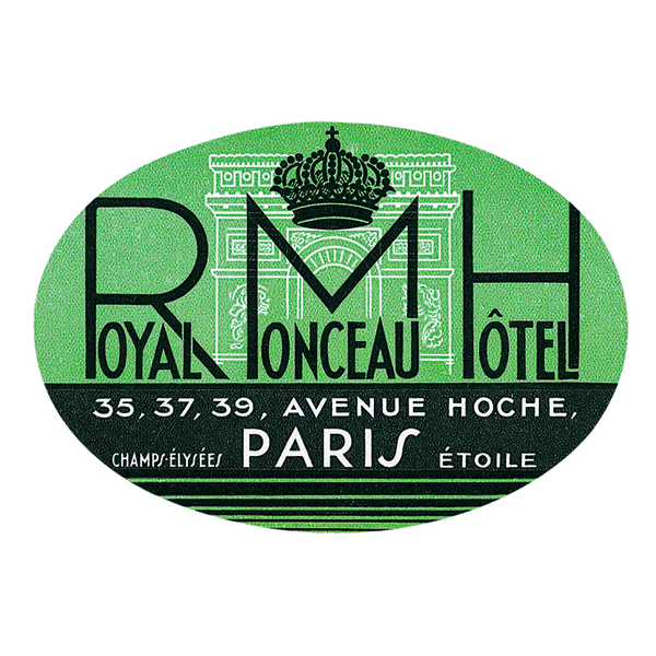 Bonjour Paris - Travel Label Sticker Box