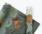 Roll of 3 Mermaid Wrapping Sheets