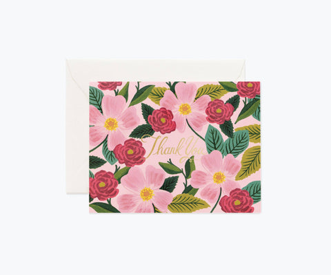 Rose Garden Thank You Card