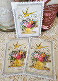 Gift Tag Teacup n Yellow Bird