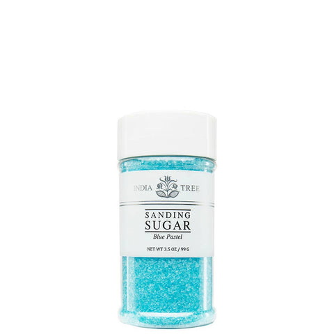 Blue Pastel Sanding Sugar: Small Jar (3.5 oz) – Case of 6