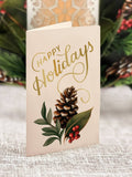 Holiday Candle with Lights (6 Pop-up Greeting Cards)