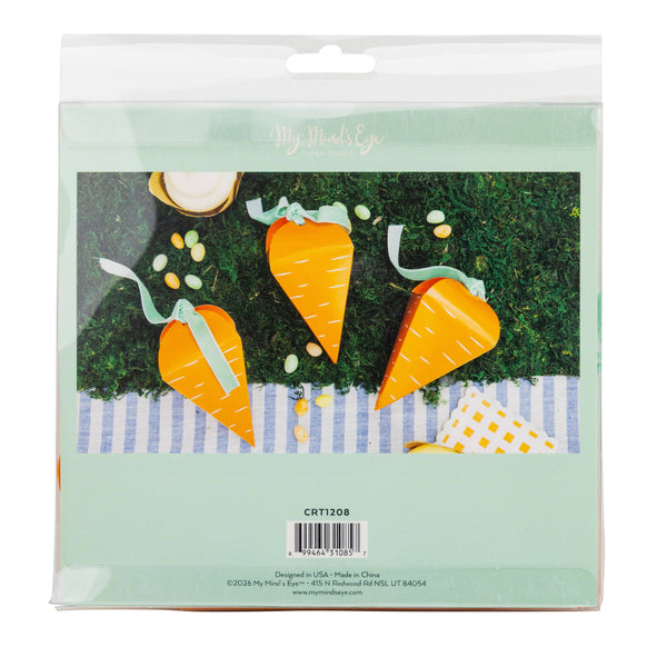 CRT1208 - Carrot Shaped Treat Boxes - 6 ct