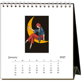 The Moon 2027 Desk Calendar