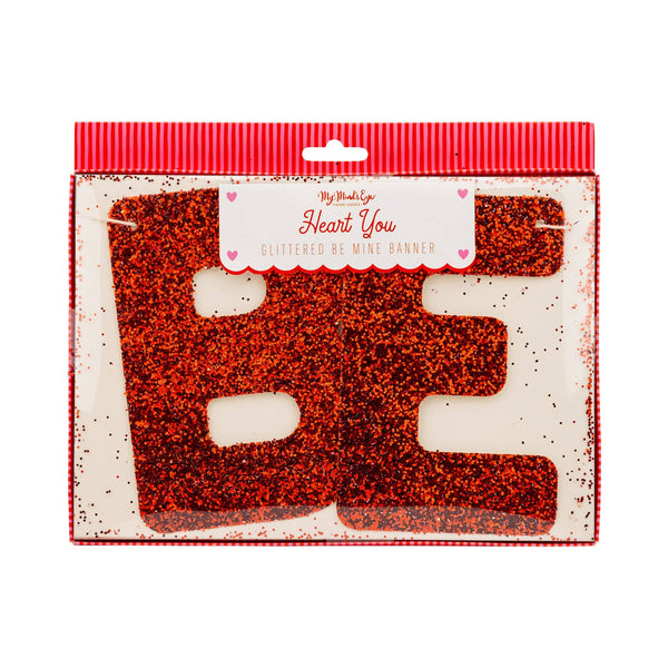 VAL1202 - Be Mine Glitter Banner