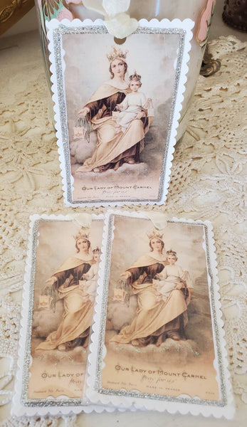 Lady of Mount Carmel Gift Tag Ornament Keepsake