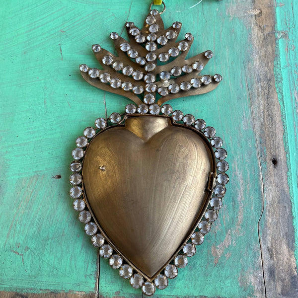 Jeweled Sacred Heart Box: Large