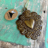 Floral Tin Sacred Hearts: Small