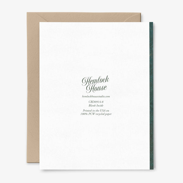 Rose Card | Romantic | Any Occasion | Floral: Packaged in Plastic Sleeves