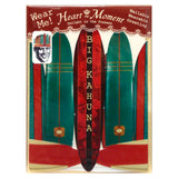 Greeting Card with Tiara Crown, Big Kahuna, Surfboard