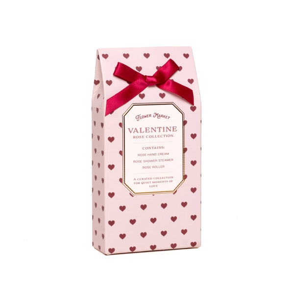 Valentine Rose Spa Gift Set – Hand Cream, Steamer & Roller