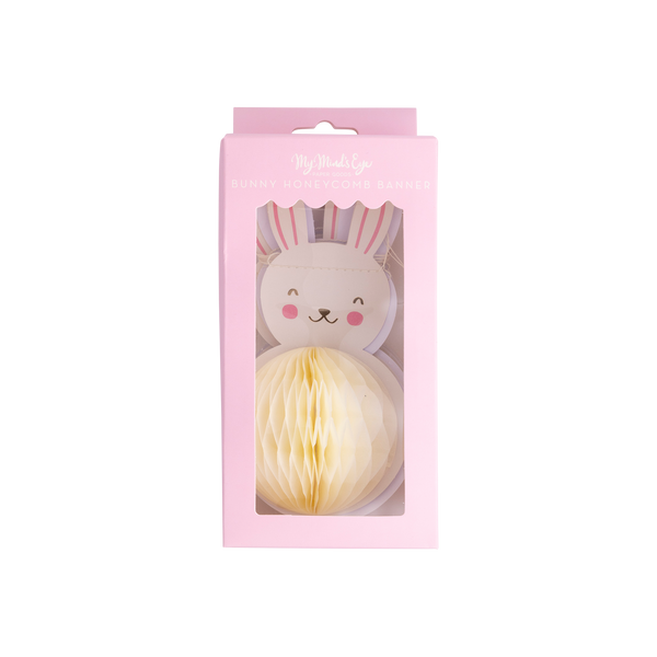 PLHB118 - Bunny Honeycomb Banner