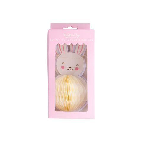 PLHB118 - Bunny Honeycomb Banner
