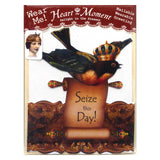 Greeting Card with Tiara, Seize This Day, Sparrow