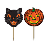 Vintage Halloween Picks 3½",  50 pc for Cupcakes and Treats