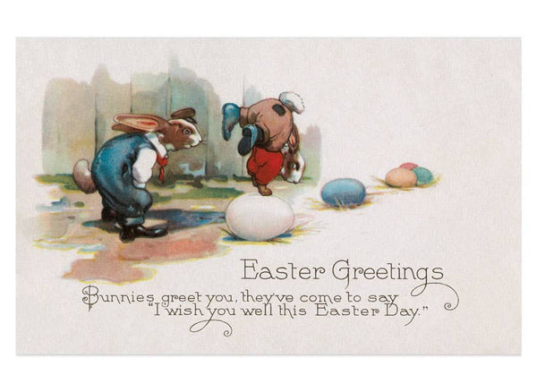 Joyful Easter Postcard Box - 36 Unique Vintage Postcards
