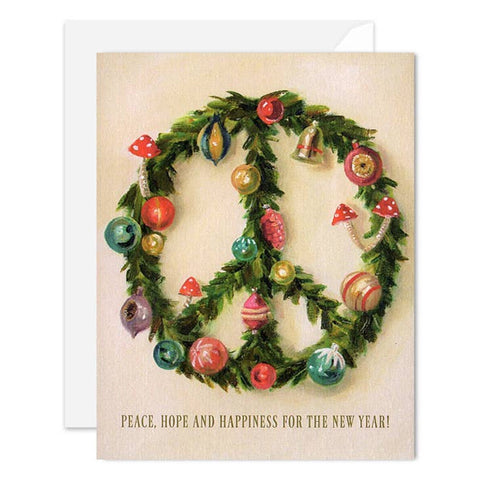 Peace Wreath Boxed Card Set